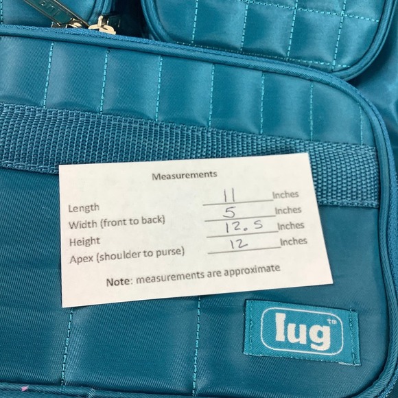 Lug Mini Puddle Jumper Travel tote Gym Overnight Shoulder bag EUC - Picture 12 of 12